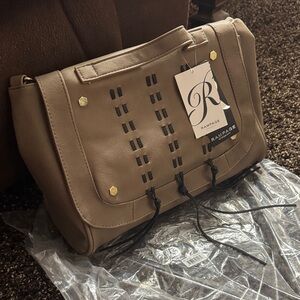 Rampage Taupe Crossbody Bag